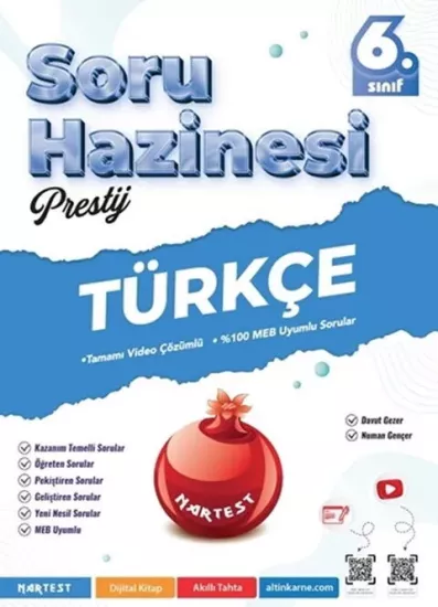 Nartest 6. Sınıf Türkçe Prestij Soru Hazinesi Nartest Yayınları - Hemen Satın Al