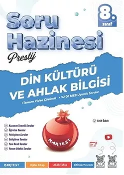 Nartest 8. Sınıf Din Kültürü Ve Ahlak Bilgisi Prestij Soru Hazinesi Nartest Yayınları - Hemen Satın Al