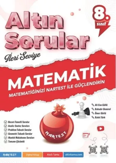 8. Sınıf Altın Sorular Matematik Soru Bankası Nartest Yayınları - Hemen Satın Al