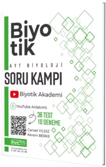 AYT Biyoloji Soru Kampı Biyotik Yayınları - Hemen Satın Al