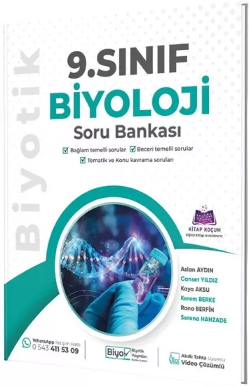 9. Sınıf Biyoloji Soru Bankası Biyotik Yayınları