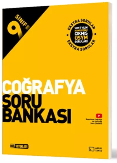 9. Sınıf Coğrafya Soru Bankası Hız Yayınları - Hemen Satın Al