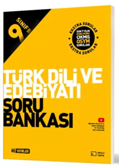 9. Sınıf Türk Dili ve Edebiyatı Soru Bankası Hız Yayınları - Hemen Satın Al