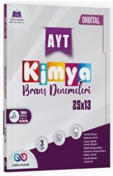 AYT Kimya 25 x 13 Branş Denemeleri Orbital Yayınları - Hemen Satın Al
