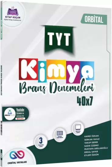 TYT Kimya 40 x 7 Branş Denemeleri Orbital Yayınları - Hemen Satın Al