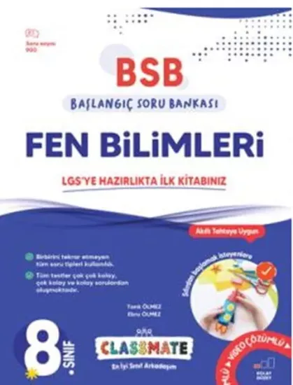 8. Sınıf Classmate Başlangıç Fen Bilimleri Soru Bankası Okyanus Yayıncılık - Hemen Satın Al
