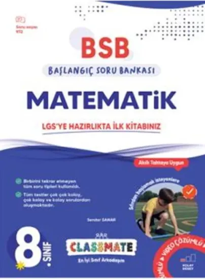 8. Sınıf Classmate Başlangıç Matematik Soru Bankası Okyanus Yayıncılık - Hemen Satın Al