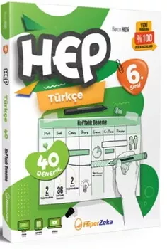 6. Sınıf Hep Türkçe 40 Haftalık Deneme Hiper Zeka Yayınları - Hemen Satın Al