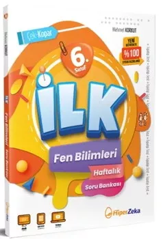 6. Sınıf İlk Fen Bilimleri Soru Bankası Hiper Zeka Yayınları - Hemen Satın Al