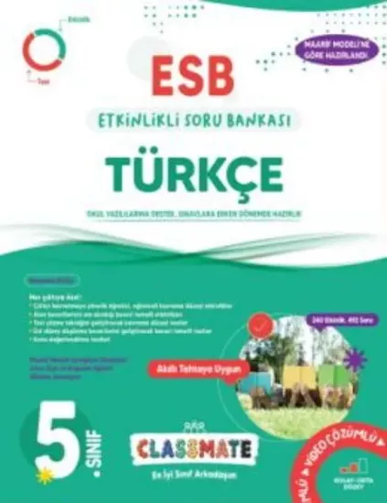 5. Sınıf Türkçe Classmate Etkinlikli Soru Bankası Okyanus Yayıncılık - Hemen Satın Al
