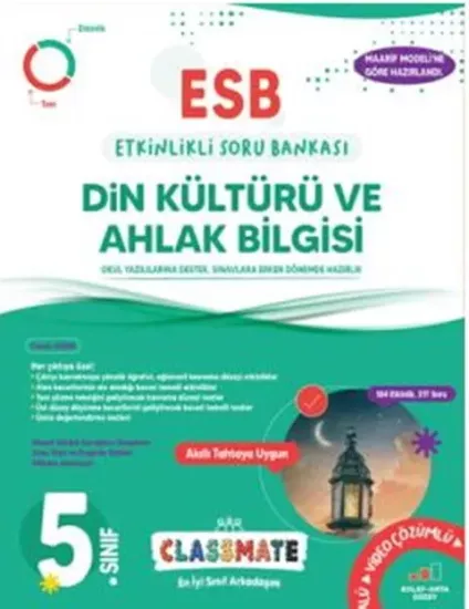 5. Sınıf Classmate Din Kültürü Ve Ahlak Bilgisi Etkinlikli Soru Bankası Okyanus Yayıncılık - Hemen Satın Al