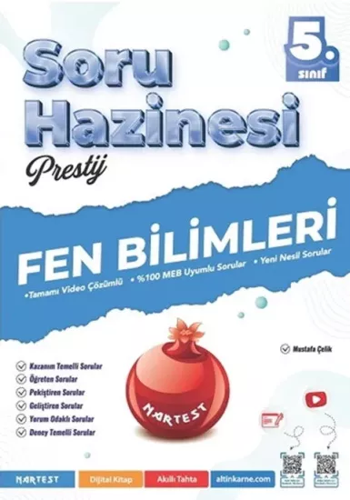 Nartest 5. Sınıf Fen Bilimleri Prestij Soru Hazinesi Nartest Yayınları - Hemen Satın Al