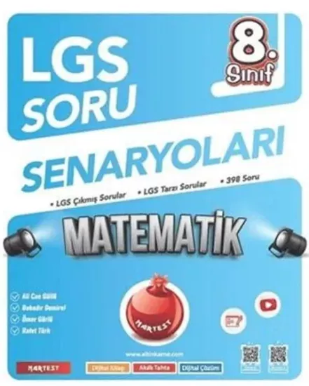 Nartest Yayınevi 8. Sınıf LGS Matematik Soru Senaryoları Nartest Yayınları - Hemen Satın Al