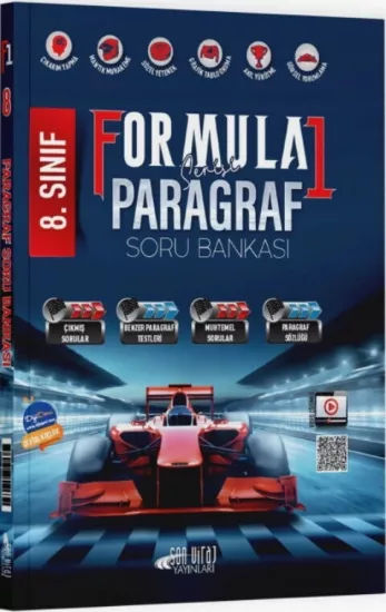 8. Sınıf LGS Paragraf Formula 1 Serisi Soru Bankası Son Viraj Yayınları - Hemen Satın Al