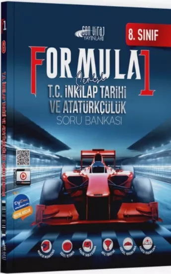 8. Sınıf T. C. İnkılap Tarihi ve Atatürkçülük Formula 1 Soru Bankası Son Viraj Yayınları - Hemen Satın Al