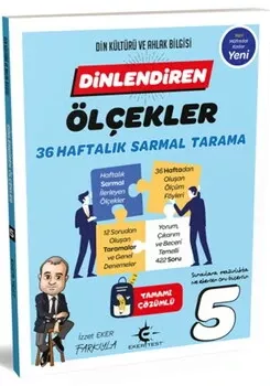5. Sınıf Dinlendiren Ölçekler 36 Haftalık Sarmal Tarama Eker Test - Hemen Satın Al