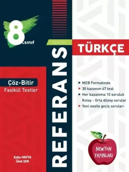 8. Sınıf Referans Türkçe Çöz Bitir Fasikül Testler Newton Yayınları