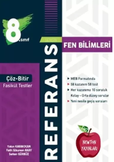 8. Sınıf Referans Fen Bilimleri Çöz Bitir Fasikül Testler Newton Yayınları
