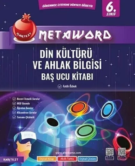 6. Sınıf Din Kültürü ve Ahlak Bilgisi Metaword Baş Ucu Kitabı Nartest Yayınları - Hemen Satın Al