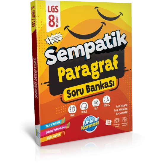 8. Sınıf Paragraf Sempatik Soru Bankası Ünlüler Karması
