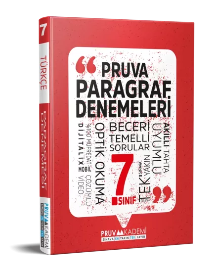 7. Sınıf Paragraf Denemeleri Pruva Akademi