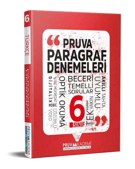 6. Sınıf Paragraf Denemeleri Pruva Akademi