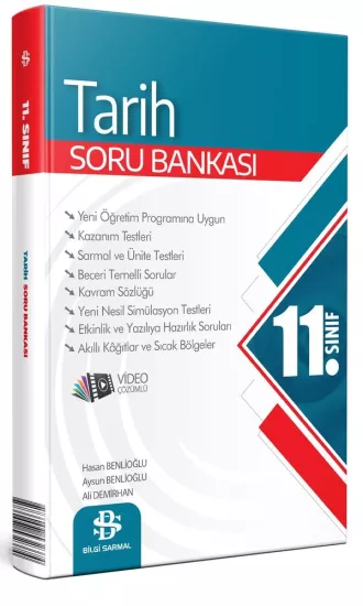 11. Sınıf Tarih Soru Bankası Bilgi Sarmal Yayınları