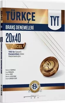 TYT Türkçe 20 x 40 Branş Denemeleri Bilgi Sarmal Yayınları - Hemen Satın Al