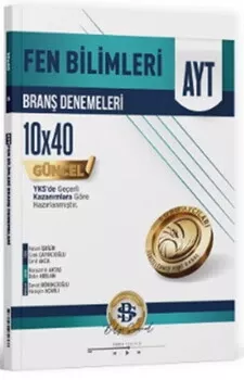 Bilgi Sarmal AYT Fen Bilimleri 10 x 40 Branş Denemeleri Bilgi Sarmal Yayınları - Hemen Satın Al