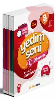 8. Sınıf Yedim Seni 1. Dönem Tekrar Kampı Hiper Zeka Yayınları - Hemen Satın Al