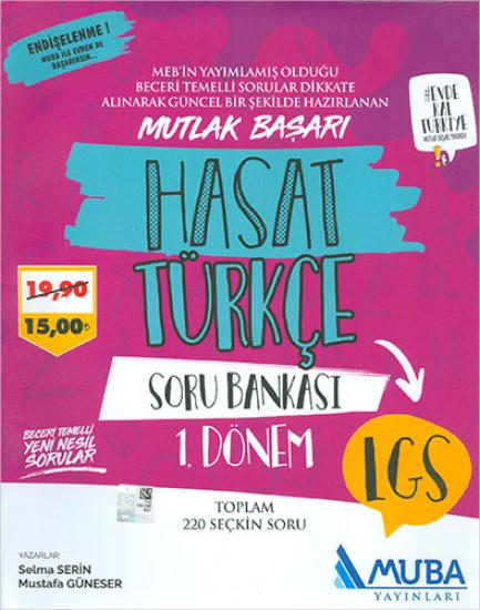 Muba Yayınları 8. Sınıf 1. Dönem LGS Türkçe Hasat Mutlak Başarı Soru Bankası Muba