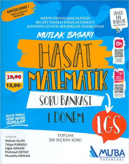 Muba Yayınları 8. Sınıf 1. Dönem LGS Matematik Hasat Mutlak Başarı Soru Bankası Muba