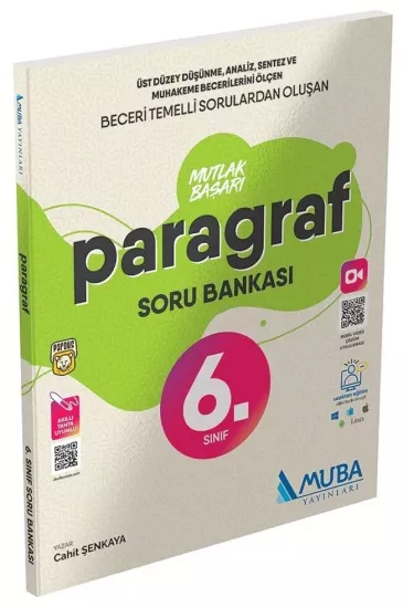 6. Sınıf Mutlak Başarı Paragraf Soru Bankası Muba Yayınları