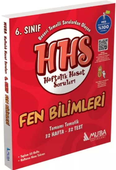 6. Sınıf Fen Bilimleri Haftalık Hasat Soruları Muba Yayınları - Hemen Satın Al