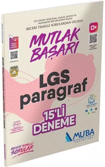 8. Sınıf LGS Paragraf 15 li Deneme Muba Yayınları - Hemen Satın Al