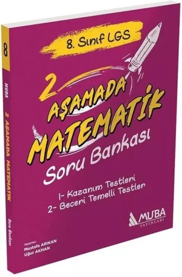 8. Sınıf LGS 2 Aşamada Matematik Soru Bankası Muba Yayınları - Hemen Satın Al