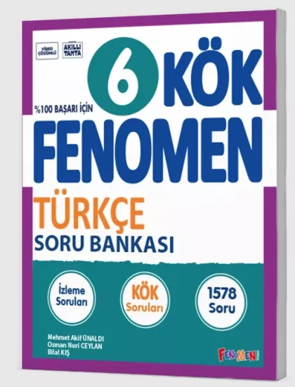6. Sınıf KÖK Türkçe Soru Bankası Fenomen Yayınları