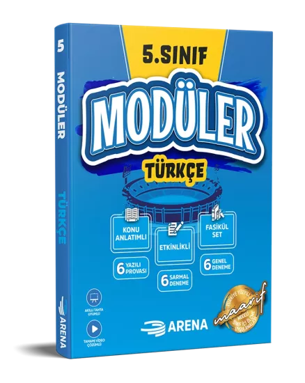 5. Sınıf Türkçe Modüler 6 Fasikül Set Arena Yayınları