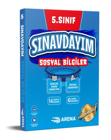 5. Sınıf Sosyal Bilgiler Sınavdayım Fasikül Deneme Arena Yayınları