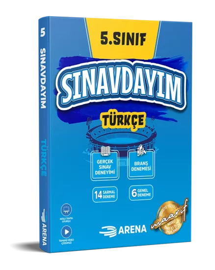 5. Sınıf Türkçe Sınavdayım Fasikül Deneme Arena Yayınları