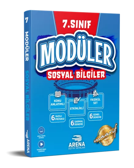7. Sınıf Sosyal Bilgiler Modüler 6 Fasikül Set Arena Yayınları