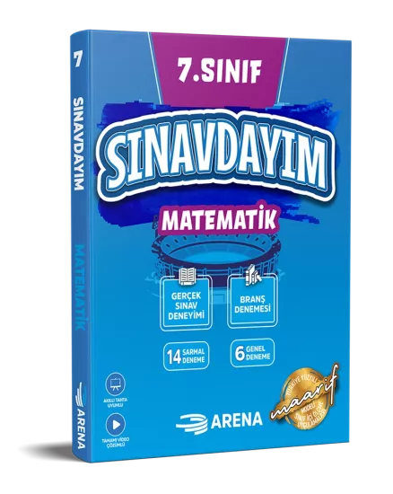 7. Sınıf Matematik Sınavdayım Fasikül Deneme Arena Yayınları