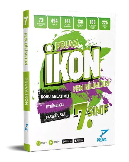 7. Sınıf Fen Bilimleri İkon Konu Anlatımlı Fasikül Pruva Akademi