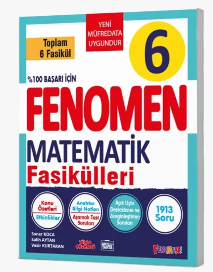 6. Sınıf Matematik Fasikülleri (Toplam 6 Fasikül) Fenomen Yayınları