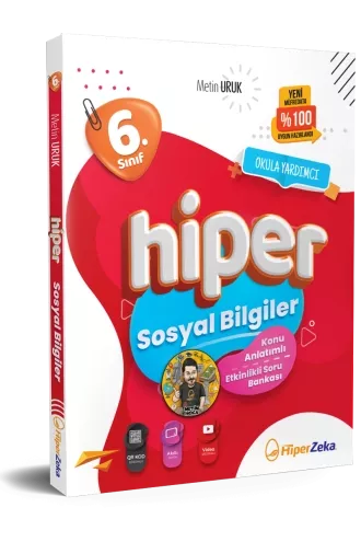 6. Sınıf Hiper Sosyal Bilgiler K.A. Soru Bankası Hiper Zeka Yayınları