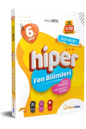 6. Sınıf Hiper Fen Bilimleri K.A. Soru Bankası Hiper Zeka Yayınları