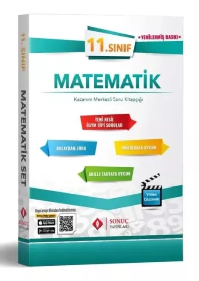 11. Sınıf Matematik Modüler Set Sonuç Yayınları