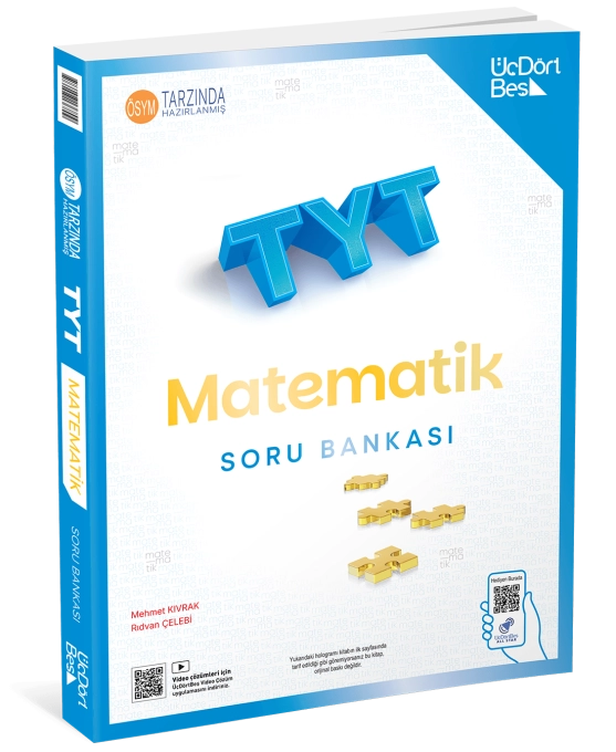 TYT%20Matematik%20Soru%20Bankası%20ÜçDörtBeş%20Yayınları